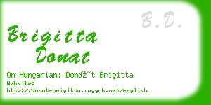 brigitta donat business card